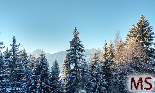Enzensberg Zimmer Blick vom Balkon